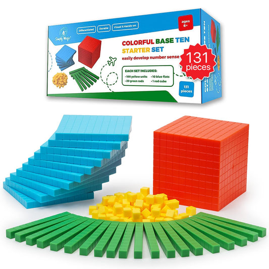 Simply Magic base ten cube thousand for building number sense and place-value understanding.