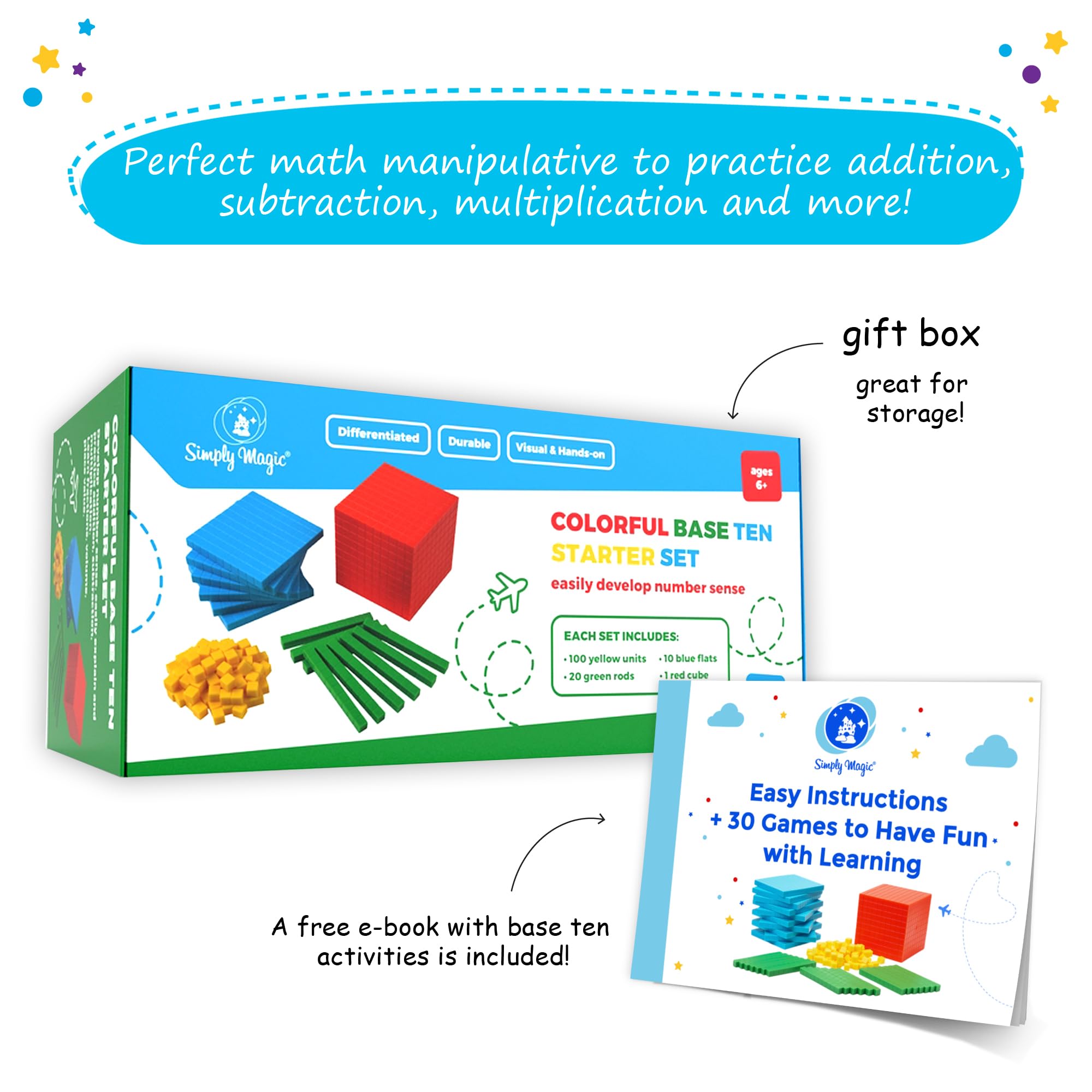 Simply Magic gift-learning kit inspires math exploration at home or in class.