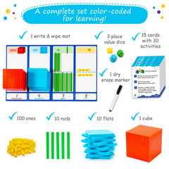 Simply Magic base ten units blocks facilitating hands-on learning
