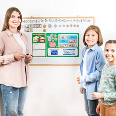 Simply Magic coins for hands-on currency manipulation and math activities.