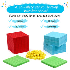 Simply Magic tens rods close-up ideal for place value demonstrations and regrouping.