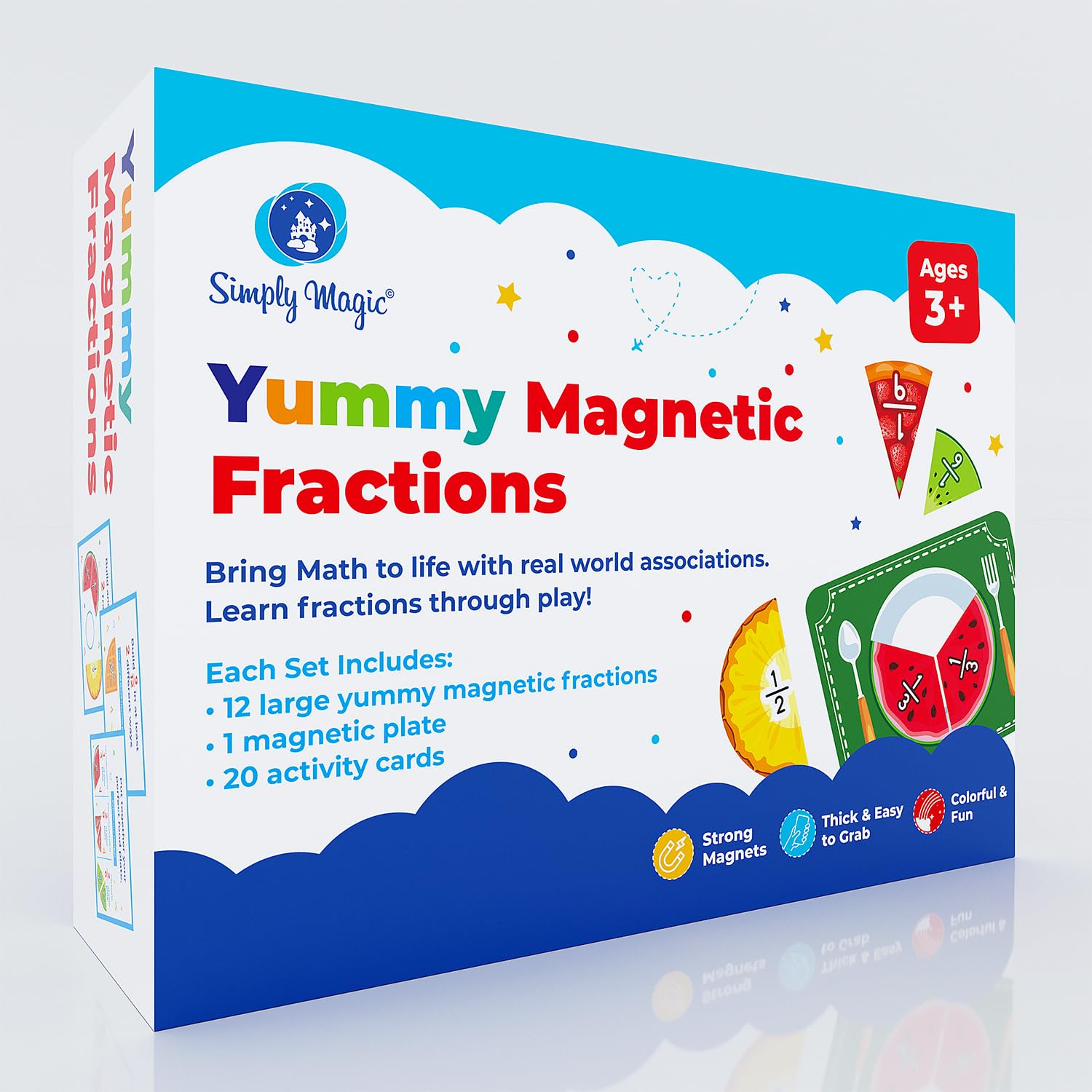 Simply Magic home learning fraction kit for approachable fractions at home