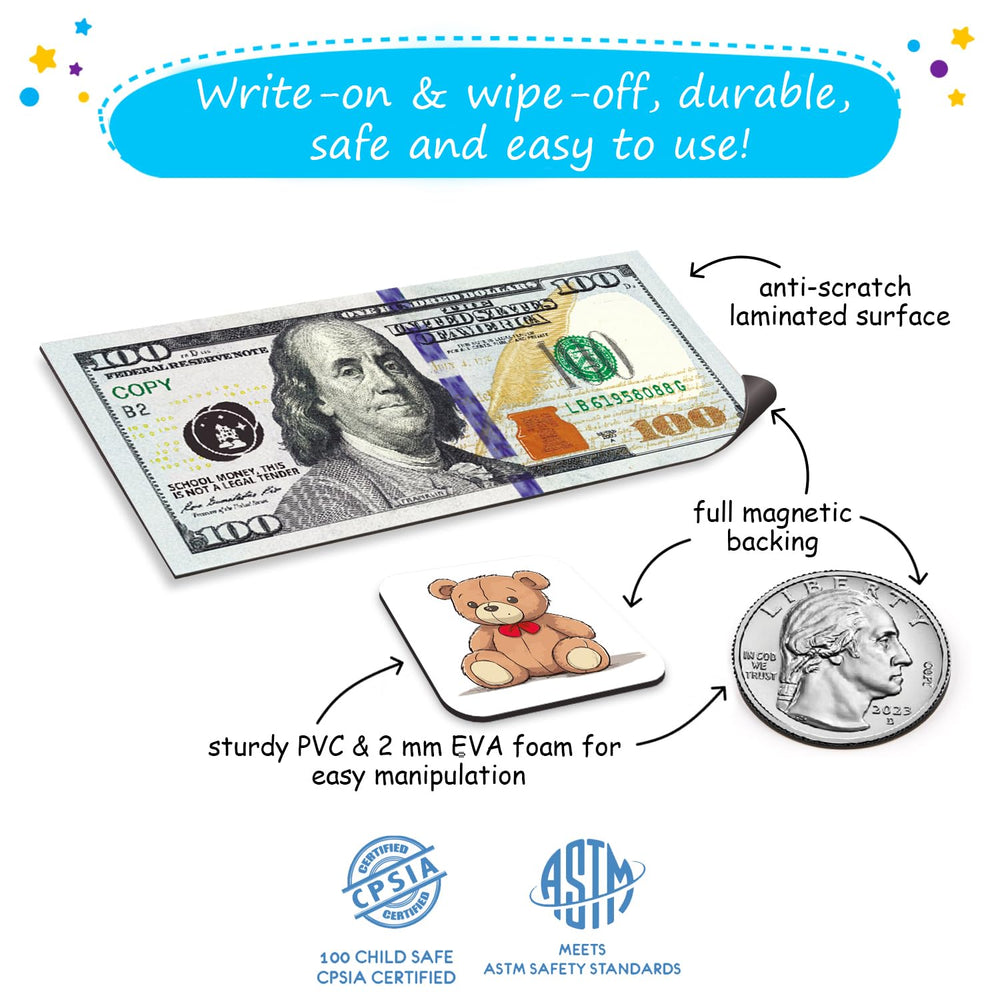 Simply Magic magnetic picture cards for values and exchanges