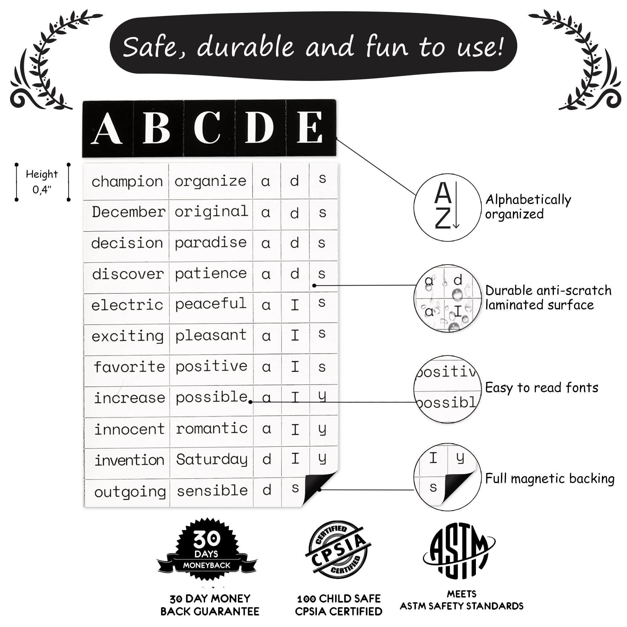 Simply Magic risk-free, durable magnets meeting ASTM and CPSIA standards