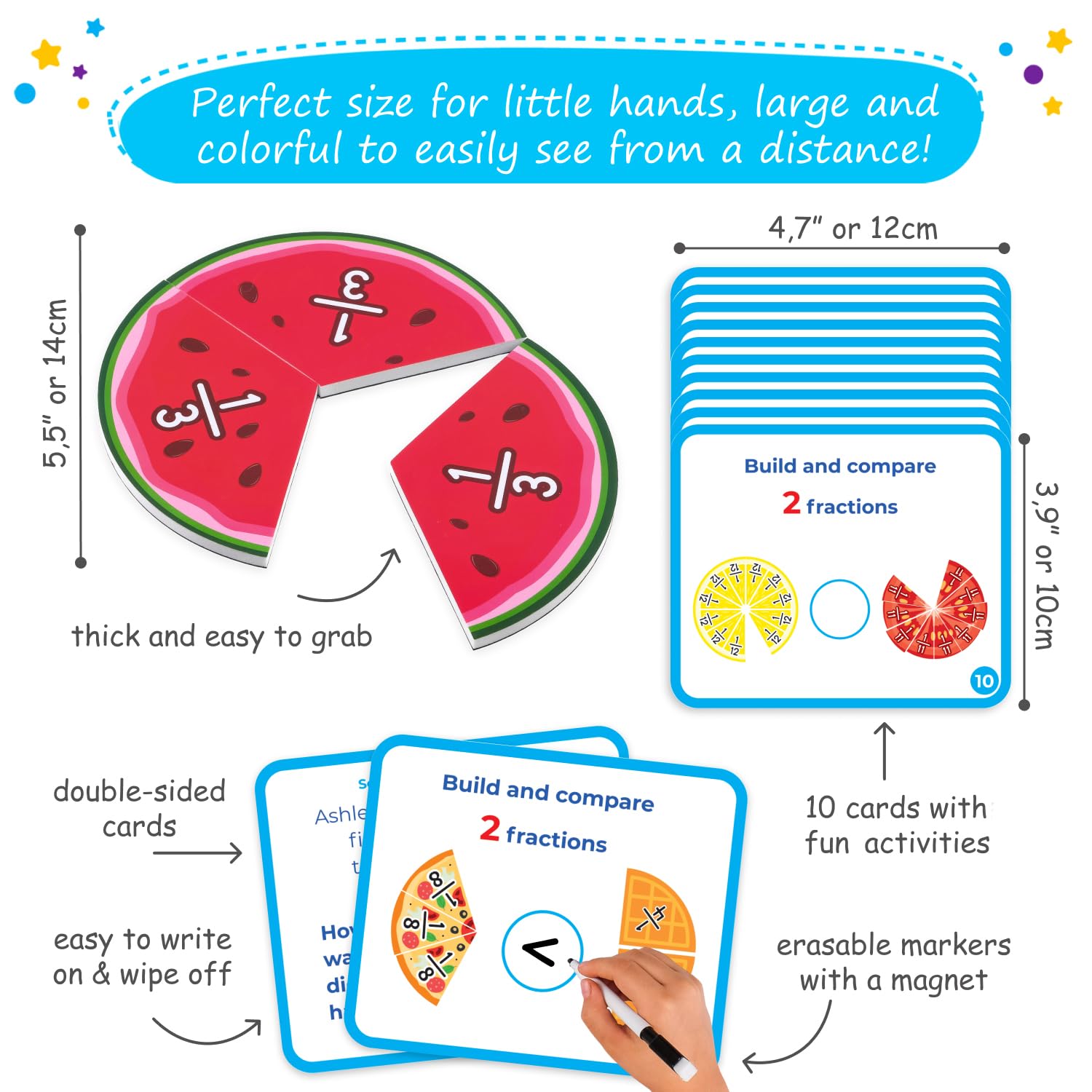 Simply Magic strong magnets with EVA foam for durable manipulatives