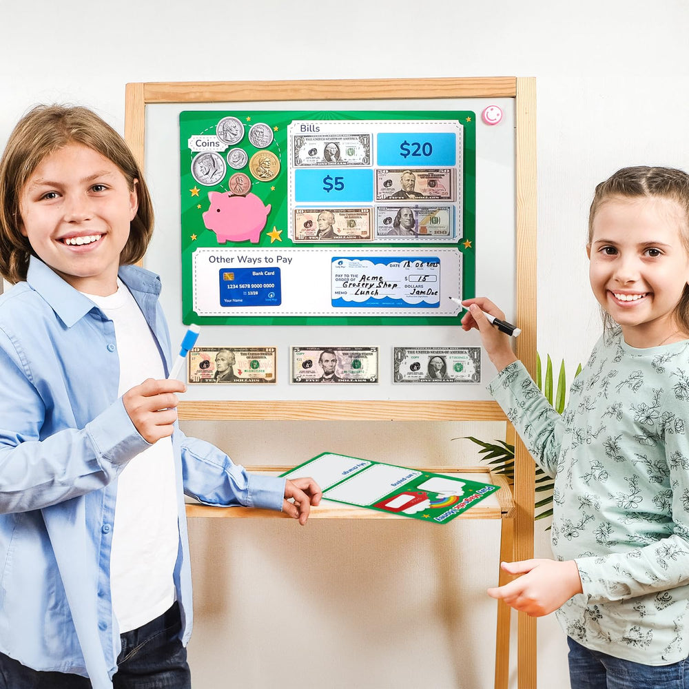 Simply Magic two-part magnetic board used for group demonstrations.