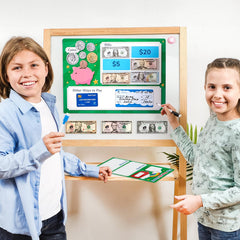 Simply Magic two-part magnetic board used for group demonstrations.