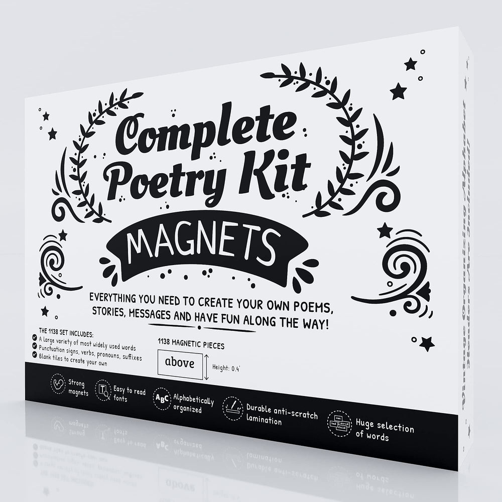 Simply Magic versatile fridge magnets inspire poems, stories, and playful conversations