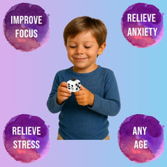 Simplyy Fidget Gadget Block side buttons for tactile relief.