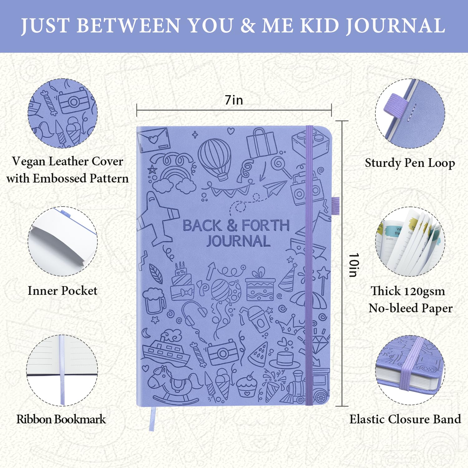 SIMSIMY kid journal prompts page encouraging creativity and meaningful conversations.