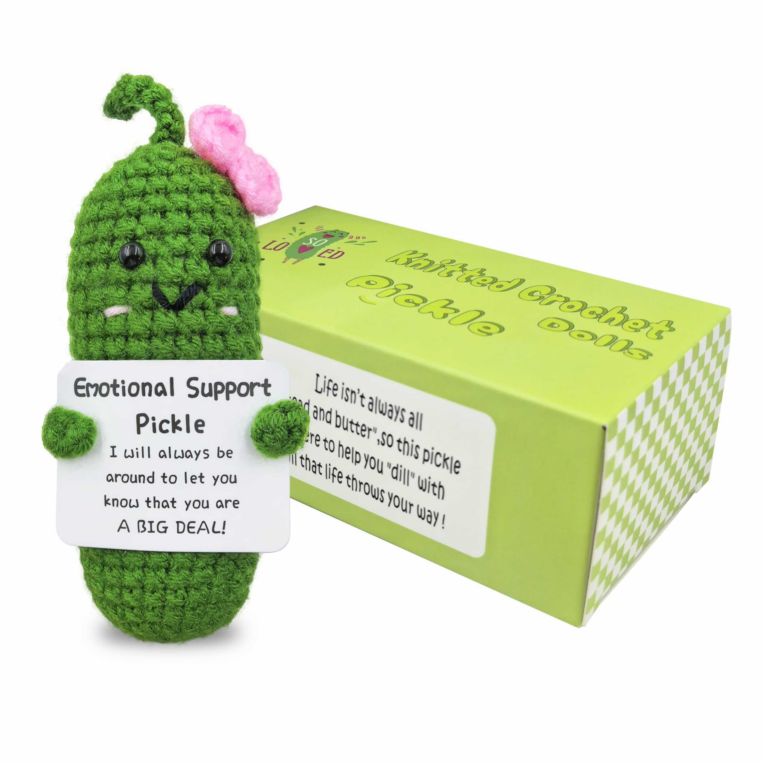 SIMXEHAY Emotional Pickle gift-ready for easy present wrapping.