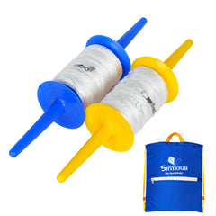 Simxkai kite spool yellow handle for smooth line release and easy launching.