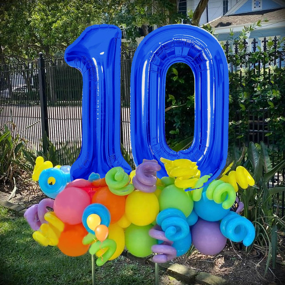 SINBEE navy blue decor backdrop highlighting milestone events