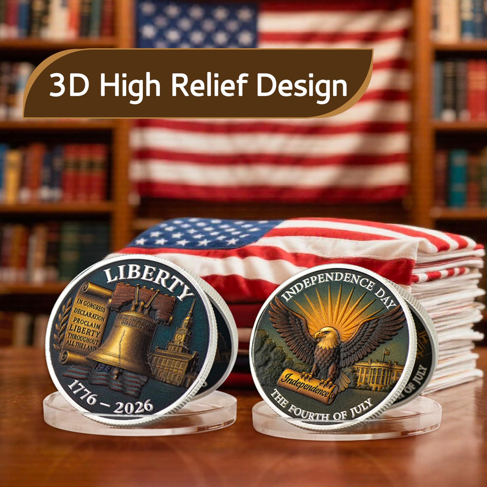 SINBRLAI three-coin collection showing 40 mm keepsakes for display.