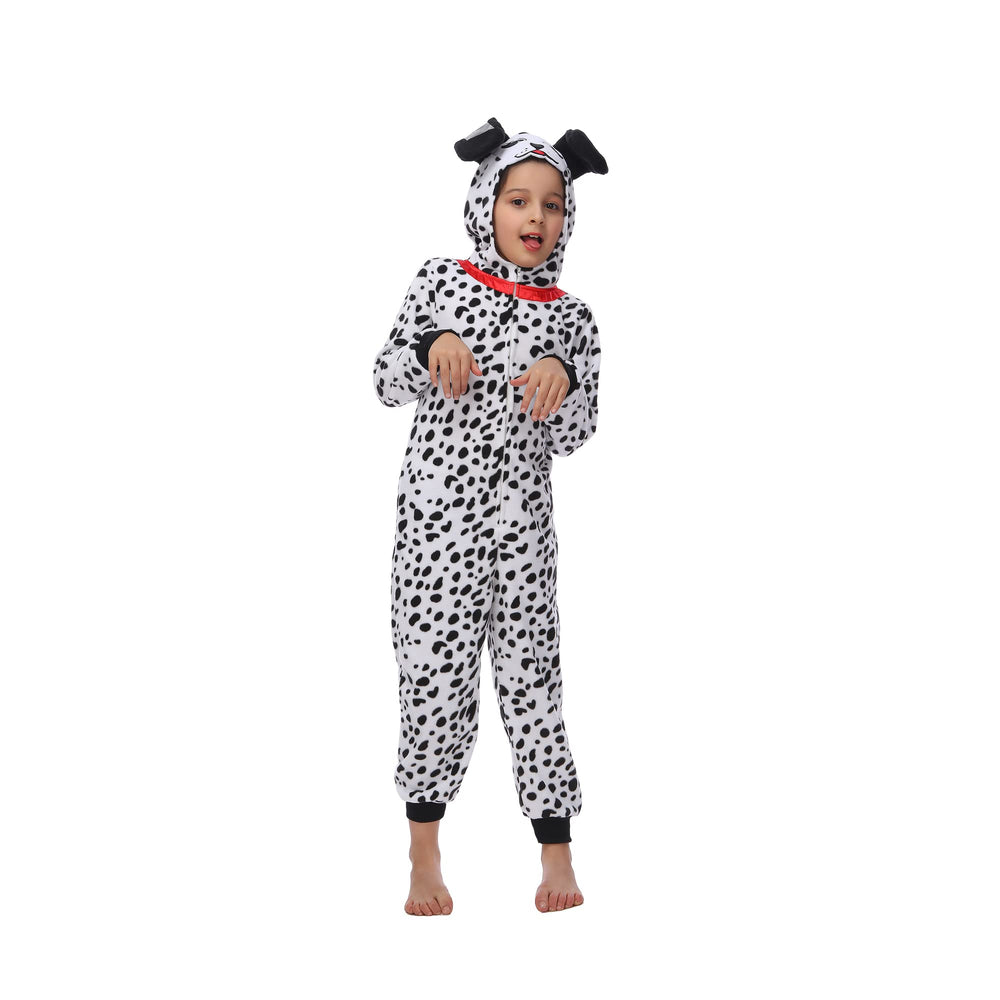 Sincere Party Dalmatians Onesie Detachable Tail adds versatility for playful poses