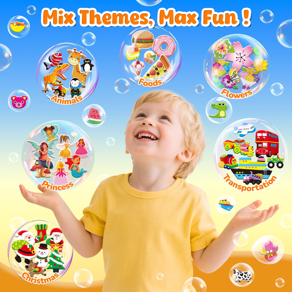 Sinceroduct 3D Puffy stickers for homeschool activities and arts & crafts
