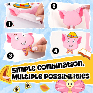Sinceroduct Kid friendly sticker sheets designed for imaginative storytelling.