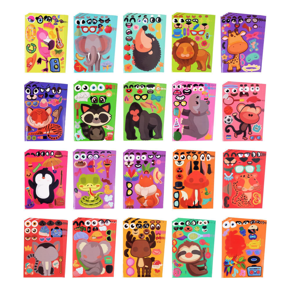 Sinceroduct Make a Face stickers pack for kids enables easy DIY decorating.
