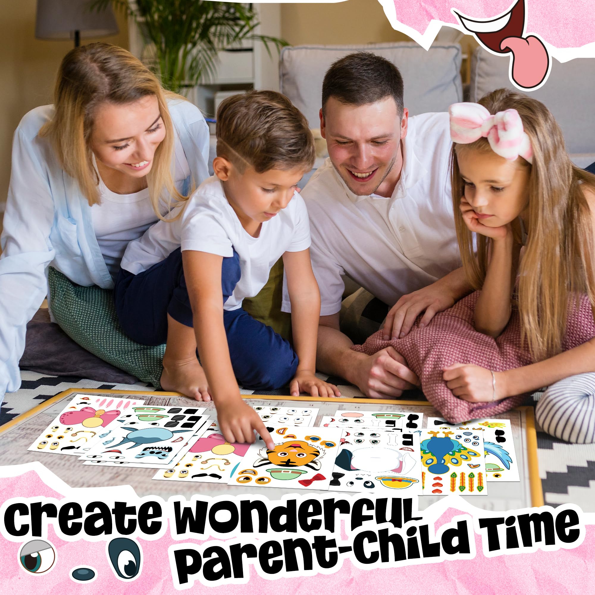 Sinceroduct Party favors stickers for kids celebrations and goody bags.