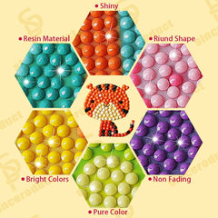 Sinceroduct Sparkling 5D Diamond Sticker Kit dinosaur models encourage creative play and color learning.