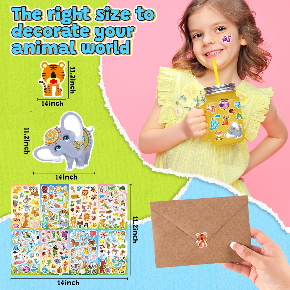 Sinceroduct waterproof sticker set keeps kids engaged longer