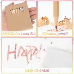 Sinload 3.43-inch mini pencils for portable coloring sessions