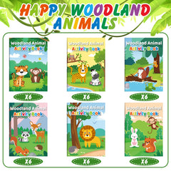 Sinmoe woodland animals mini activity book mazes to engage kids.
