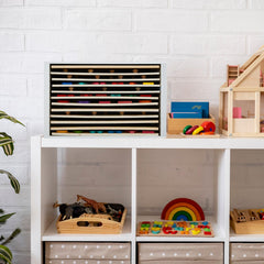 Sintuff puzzle storage holds 12 puzzles neatly during craft sessions