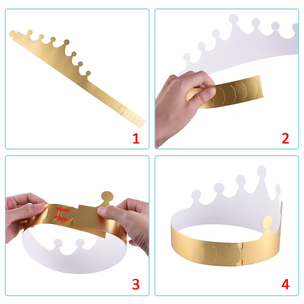 SIQUK crown size 61cm 9cm fits most teens and adults.