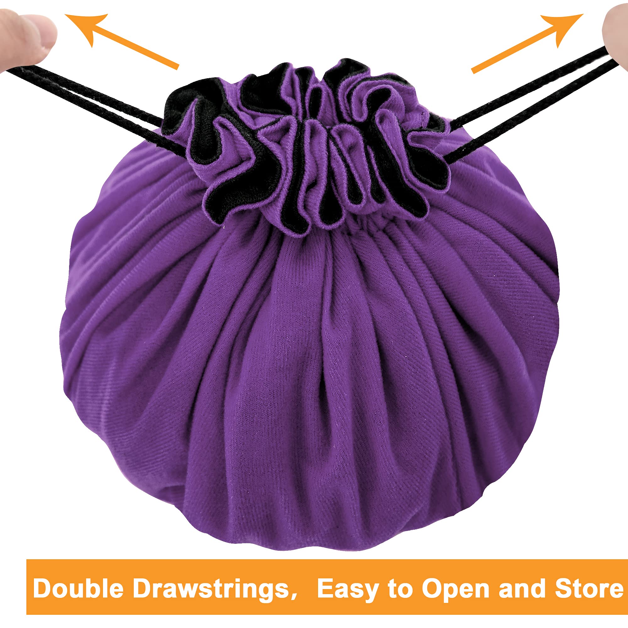 SIQUK dark violet bag with sturdy material for travel