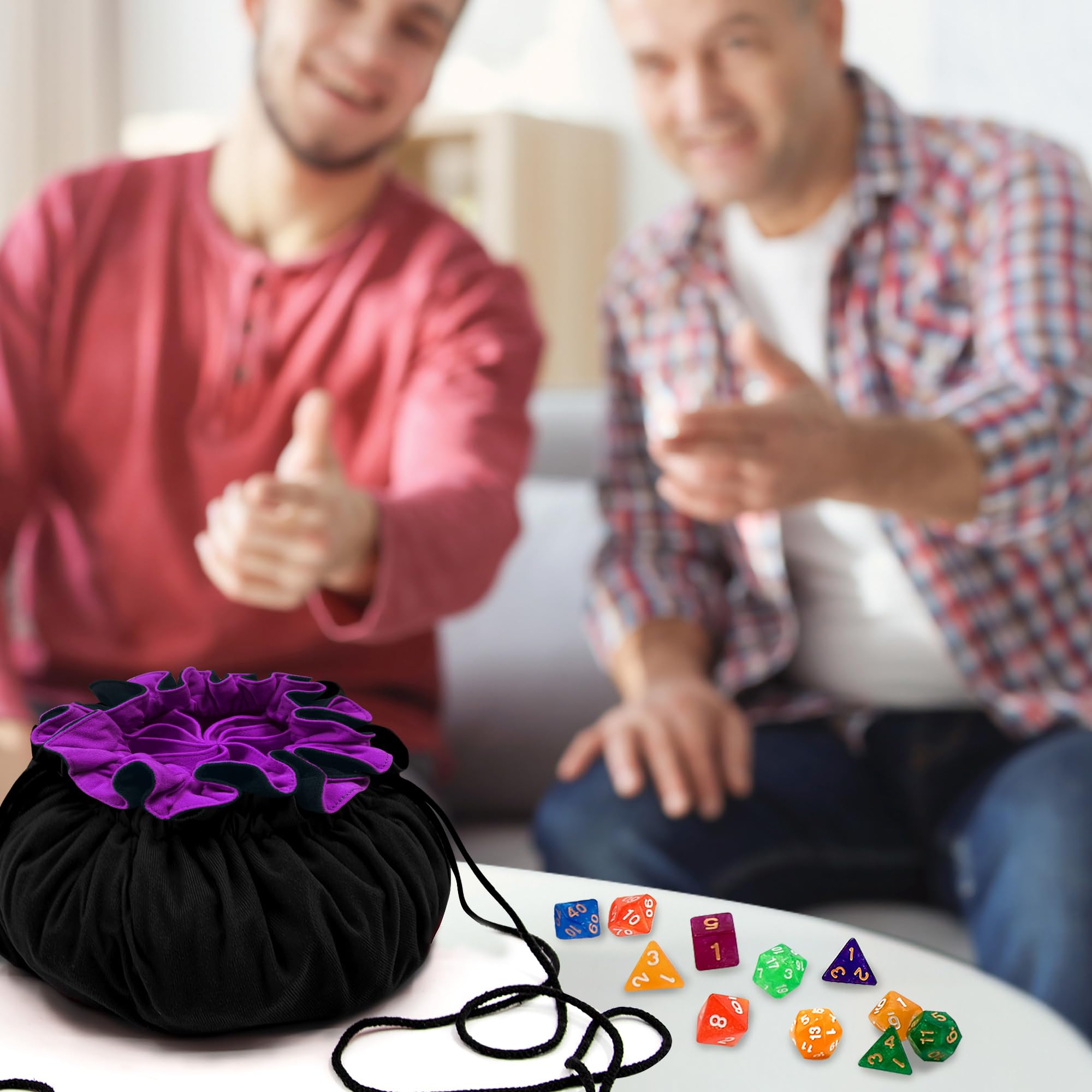 SIQUK dice bag travel storage ready for adventures.