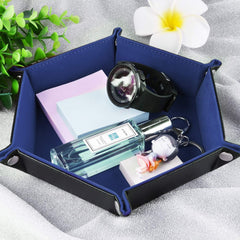 SIQUK hexagon tray pairs with accessories, jewelry, keys for organization.