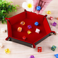 SIQUK large interior space holds polyhedral dice and accessories
