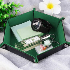 SIQUK hexagon dice tray ready for table or travel