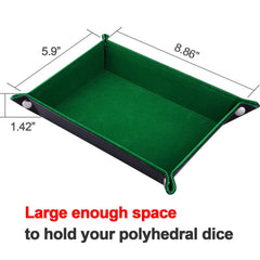 SIQUK dice tray exterior PU leather surface easy to wipe clean.