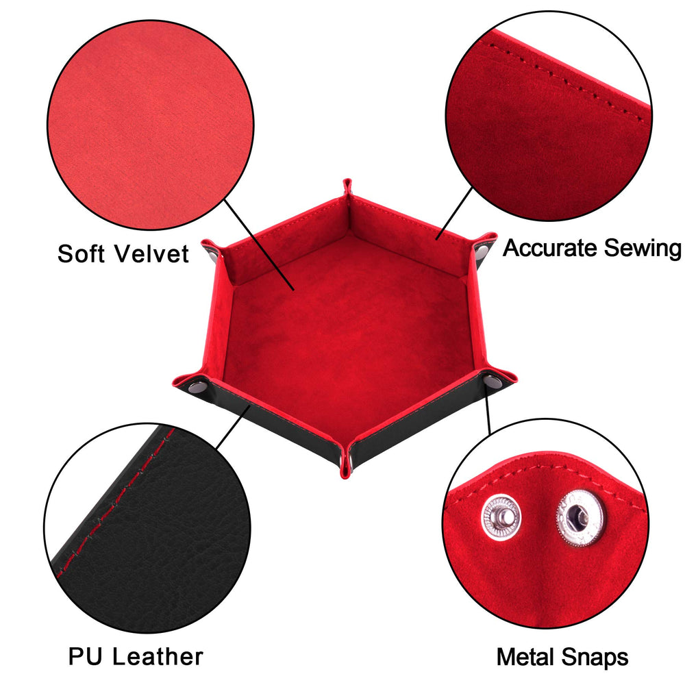SIQUK dice tray folded design collapses quickly for easy transport.