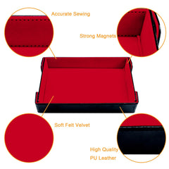 SIQUK folding tray collapses for portable game nights and quick cover for surfaces