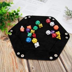 SIQUK hexagon folding tray in compact form for storage
