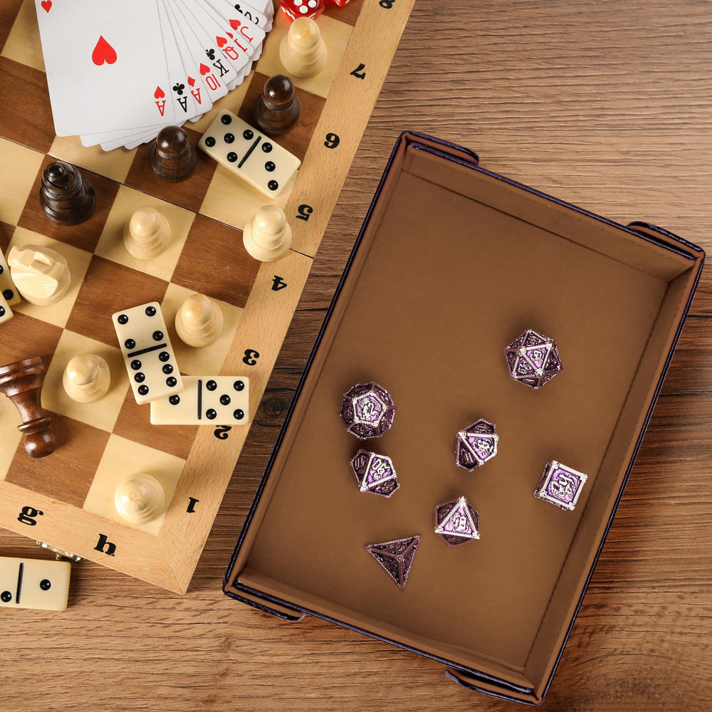 SIQUK dice tray portable collapsible, easy to carry on trips.