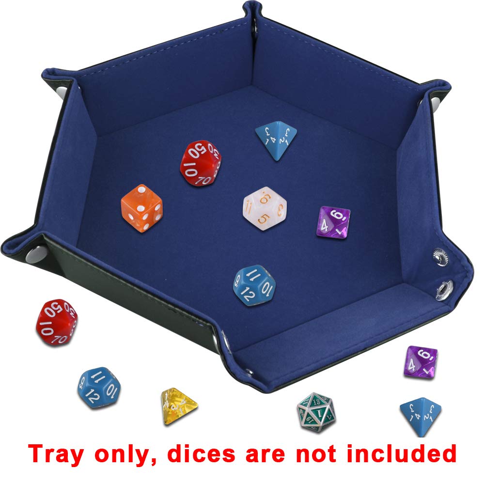 SIQUK portable dice tray supports DND sessions and travel.