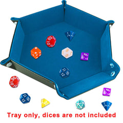 SIQUK portable folding dice tray protects surfaces during games