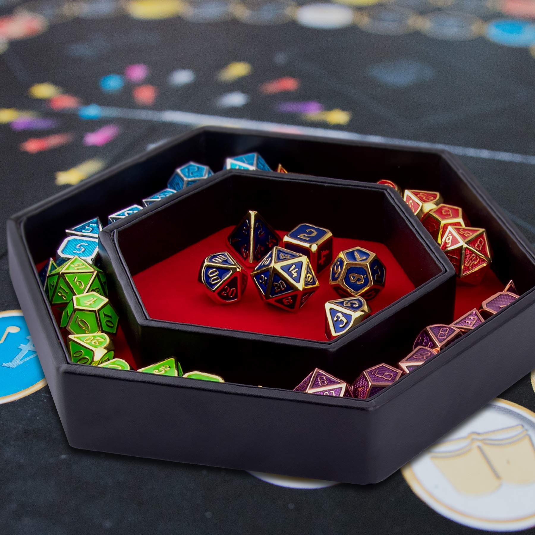SIQUK tray compatible with DND and other RPGs for versatile game nights