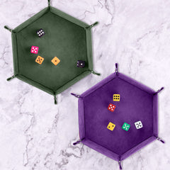 SIQUK dice tray with six snap corners for fast collapse