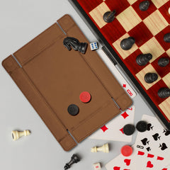 SIQUK leather-texture exterior offers premium feel and easy cleaning.
