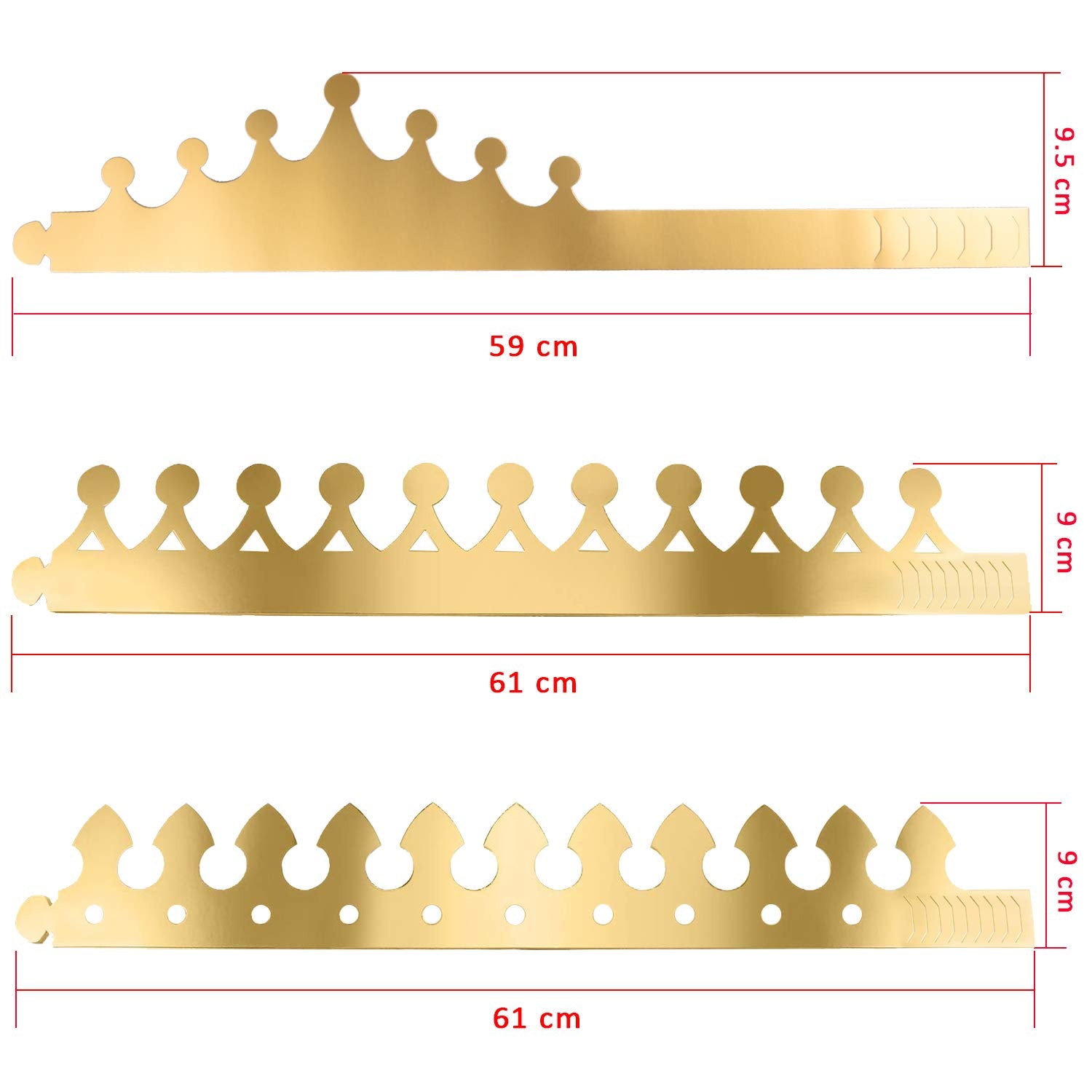 SIQUK three-styles crowns offer versatile looks for different celebrations.