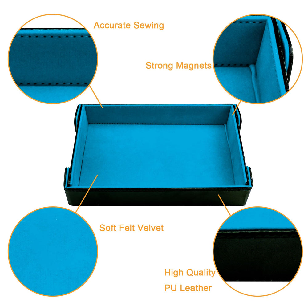 SIQUK velvet interior protects dice during rolls.