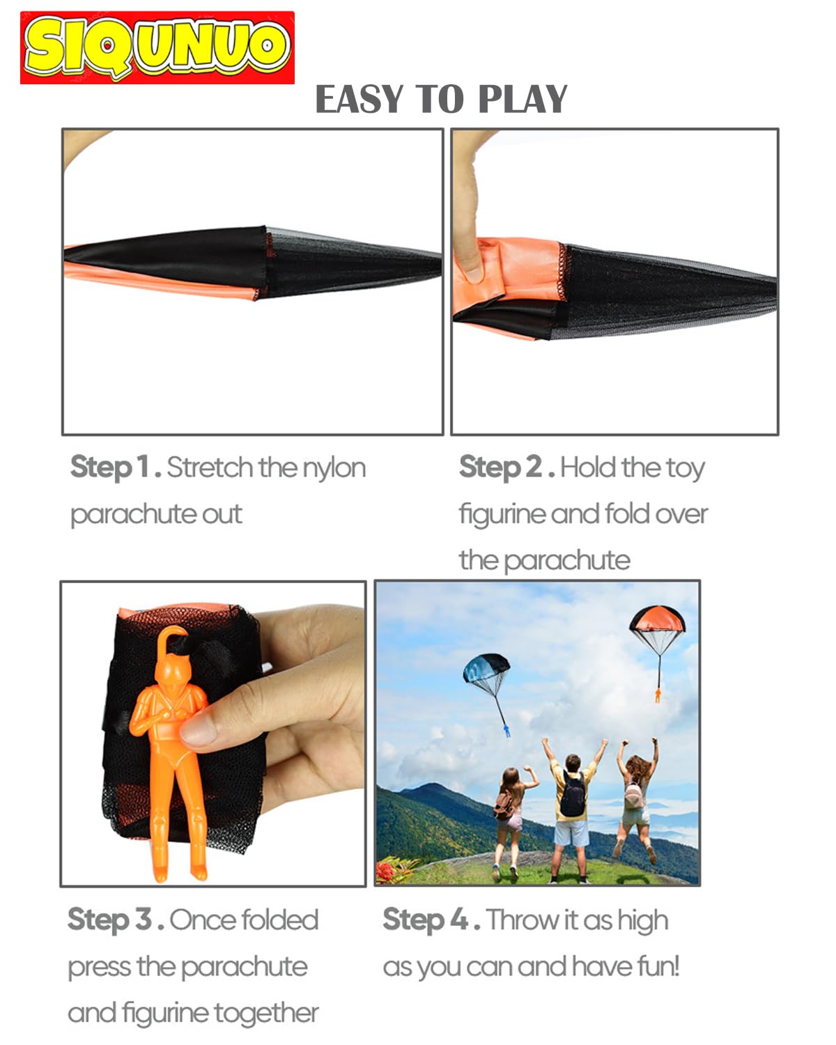 SIQUNUO parachute toy supporting group playtime in parks.
