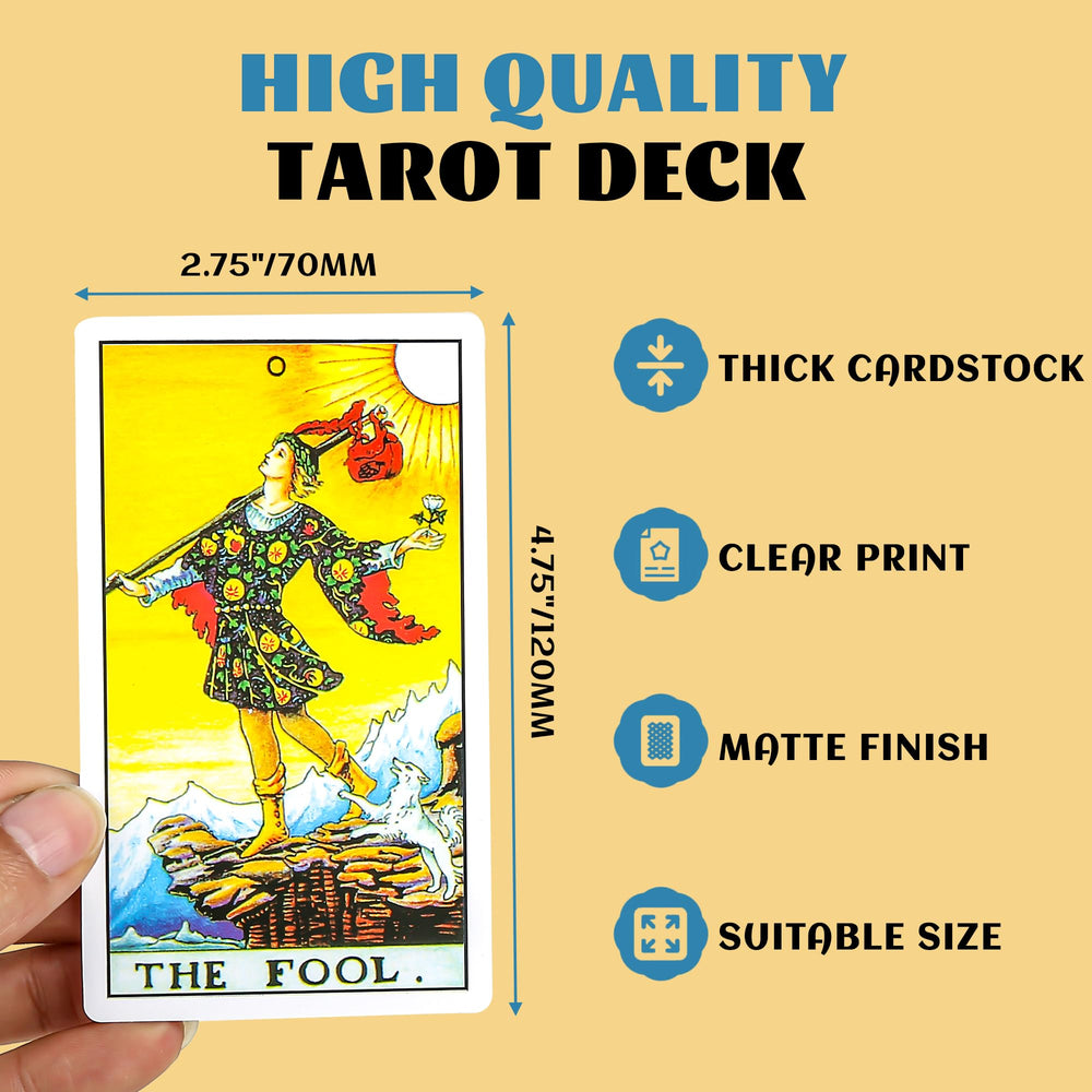 SirShop tarot deck in gift box, ideal for gifting and practice.