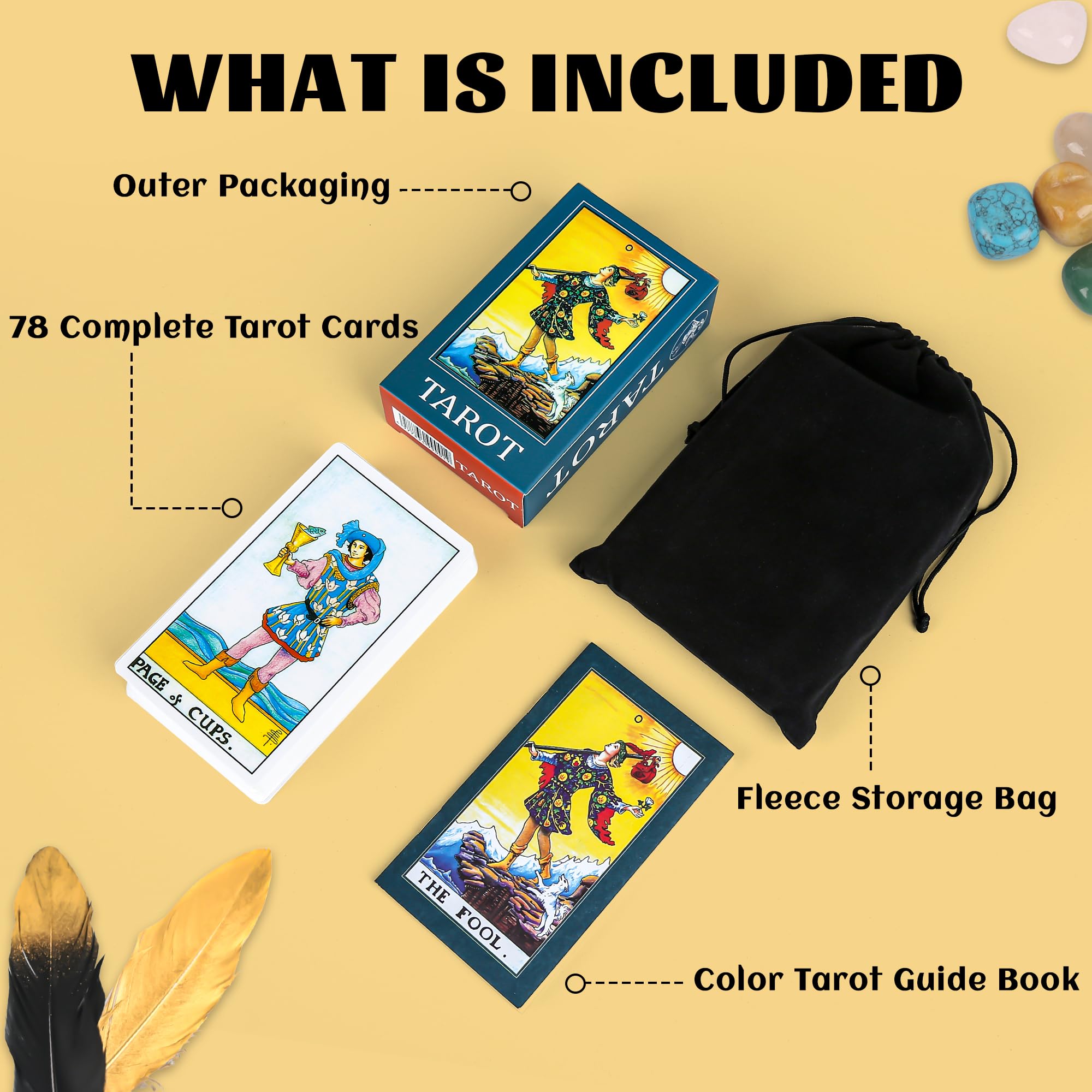 SirShop tarot set supports beginners with a structured practice.