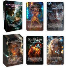 Sishui Healing Oracle Cards front cover for calm guidance.